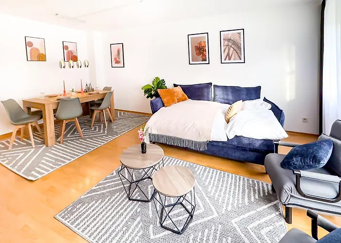 Appartement Moderne 3-zimmer-wohnung Im Zentrum- Tiefgarage Inklusive, Smart-tv, Shopping & Sightseeing Ums Eck Augsburg